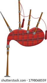Vector illustration of a musical instrument.
