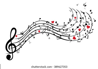 52,711 Music note heart Images, Stock Photos & Vectors | Shutterstock