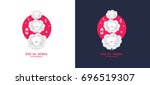vector illustration. Muslim holiday Eid al-Adha. the sacrifice a ram or white and black sheep. graphic design decoration kurban bayrami. month lamb and a lamp.Translation from Arabic: Eid al-Adha