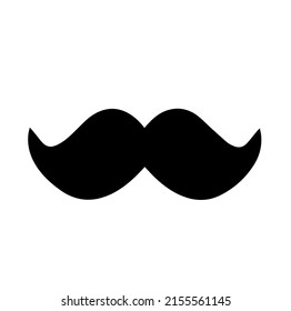 The vector illustration of mustache.Italy mustache icon. Simple illustration of italy mustache vector icon for web