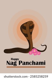 Vector illustration of Nag panchami 