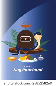 Vector illustration of Nag panchami 