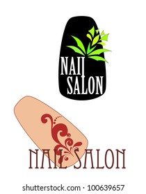 Vector illustration: nail