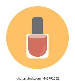 vector illustration of nail polish icon