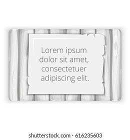 Vector illustration of nameplate