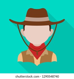 Vector illustration of nation and race  symbol. Collection of nation and user stock symbol for web.