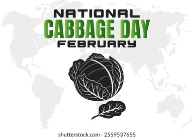 vector illustration for NATIONAL CABBAGE DAY background