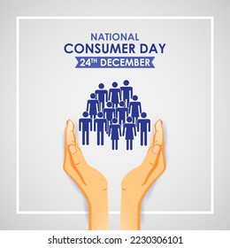 Vector illustration of National Consumer Day