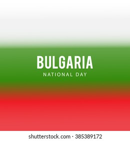 Vector illustration of National Day of Bulgaria 3 March Celebration background.