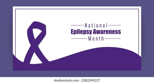 Vector illustration for National Epilepsy Awareness Month