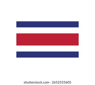 Ilustração vetorial da bandeira nacional da Tailândia. Conhecida como a "Bandeira Tricolor" (Thong Trairong), apresenta cinco listras horizontais em vermelho, branco e azul. Um símbolo da nação, religião e 