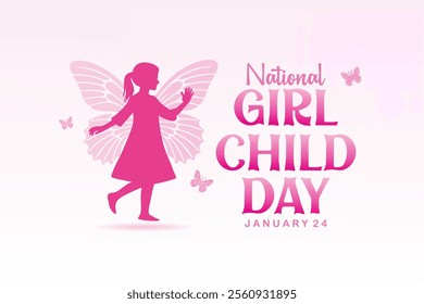 Vector illustration for national girl child day