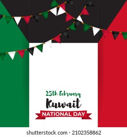 vector illustration for national Kuwait national day