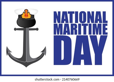 Vector illustration for national maritime