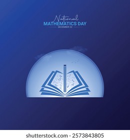 vector illustration of National Mathematics Day.