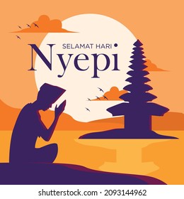 Vector illustration for National Nyepi Day
