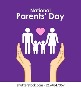 Vector illustration for National Parents' Day