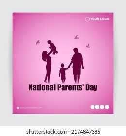 Vector illustration for National Parents' Day