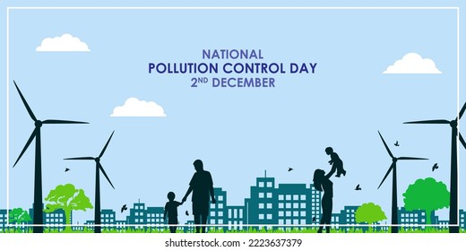 Vector illustration for National Pollution Control Day