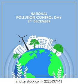 Vector illustration for National Pollution Control Day