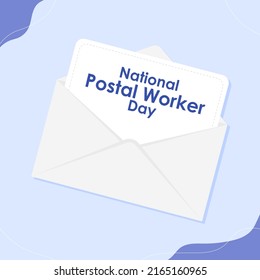 Vector Illustration For National Postal Worker Day