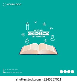 Vector illustration of National Science Day 28 February