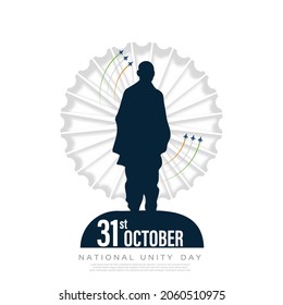 Vector Illustration of National Unity Day or Rashtriya Ekta Diwas on October 31.