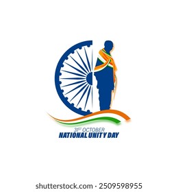 Vector illustration of National Unity Day of India social media feed template