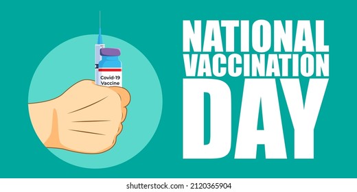 Vector illustration for National vaccination Day