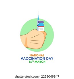 Vector illustration for National vaccination Day