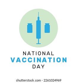 Vector illustration of National Vaccination Day. The Government of India observes 16 March as National Vaccination Day to acknowledge and appreciate the hard work of frontline health care workers