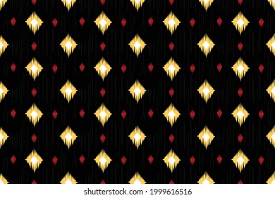 Vector illustration of native knitted fabric, embroidery, seamless, for background, wrapping paper, fabric pattern, tile, etc.