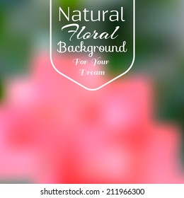 Vector illustration of Natural background