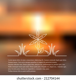 Vector illustration of Natural background