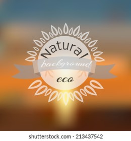 Vector illustration of Natural background