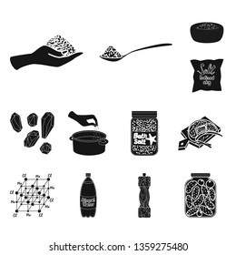 Vector illustration of natural and baking   icon. Collection of natural and food stock vector illustration.