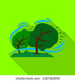 Vector illustration of natural and disaster logo. Set of natural and risk stock vector illustration.