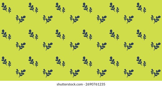 Patrón de repetición de follaje natural de Ilustración vectorial