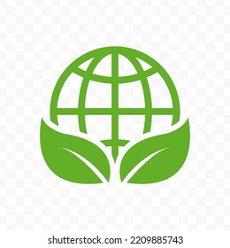 Vector illustration of natural global icon sign and symbol. colored icons for website design .Simple design on transparent background (PNG).