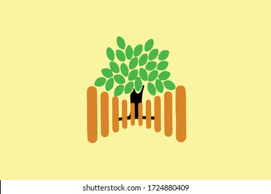 Vector illustration of natural icon design
