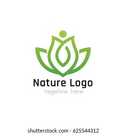 Vector Illustration : Natural Logo Design