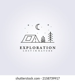 A Vector Illustration Of A Nature Exploration Icon On An Isolated Background