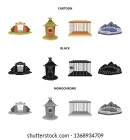 Vector illustration of nature  and fun  icon. Collection of nature  and entertainment stock vector illustration.