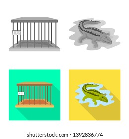 Vector illustration of nature  and fun  icon. Collection of nature  and entertainment vector icon for stock.