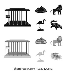 Vector illustration of nature  and fun  logo. Collection of nature  and entertainment vector icon for stock.