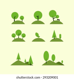 Vector illustration of nature landscape
