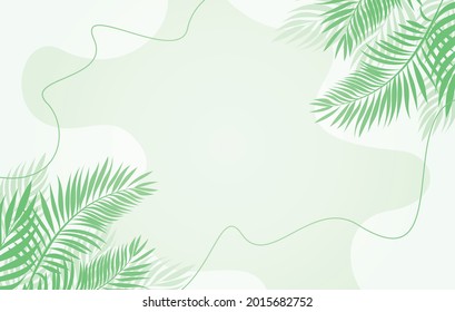 Fondo de las hojas de la naturaleza de la ilustración vectorial