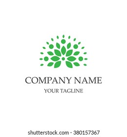 Vector Illustration : Nature Logo Design