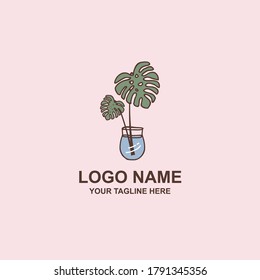 Ilustración vectorial de un logotipo de naturaleza
