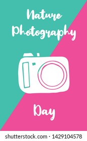 Vector Illustration of Nature Photography Day. Graphic Design for Poster, Background, Art and More.